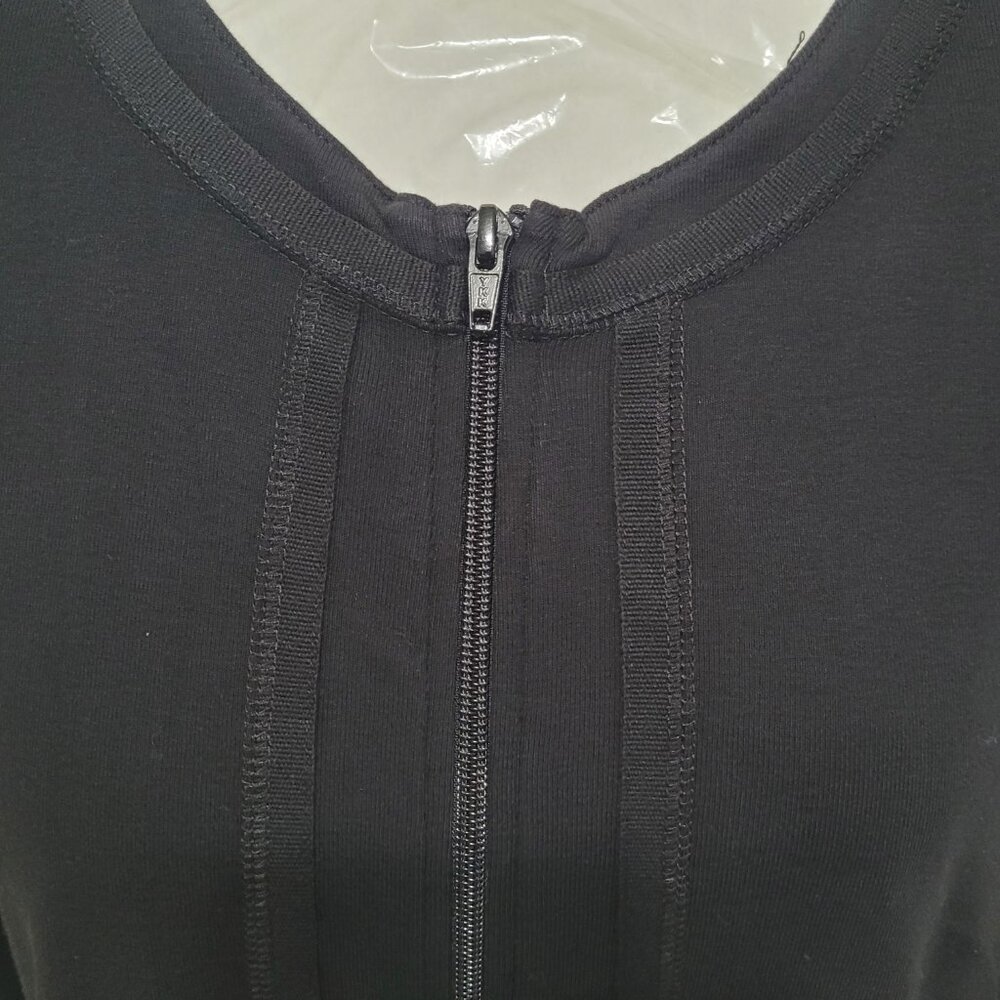 CJ Banks Zip Front Knit Jacket with Pockets - Picture 2 of 8